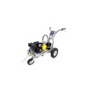 Разметочная машина AktiSpray AvS-7002MDR, комплект на 2 пистолета (7,0 л/мин, 250 бар, бензин) с витрины со следами краски, тестировался