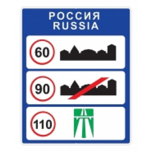 6.1 — Общие ограничения максимальной скорости