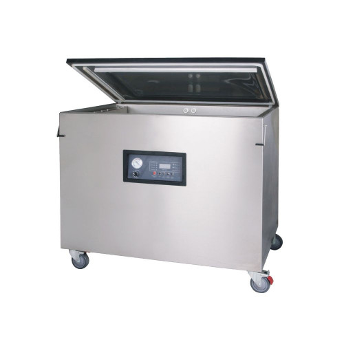 Напольный вакуумный упаковщик HUALIAN DZQ-1000/2L (нерж., газ)