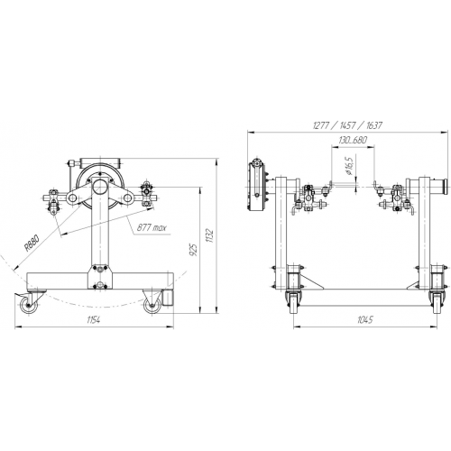 Стенд Р776Е ПЕРЕДВИЖНОЙ (Новинка)