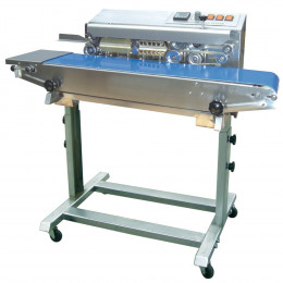 Роликовый конвейерный запайщик горизонтальный на консоли HUALIAN FR-770III