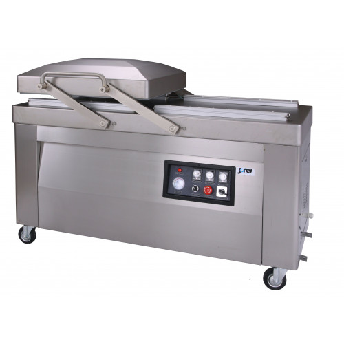 Напольный вакуумный упаковщик HUALIAN HVC-610S/2B-G (DZQ-610/2SB) (нерж., газ)