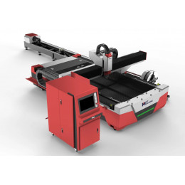 Оптоволоконный лазер MetMachine LCM-3015B Master 3000W с модулем резки трубы