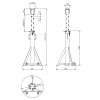 Стойка опорная KraftWell KRW85 8500 кг