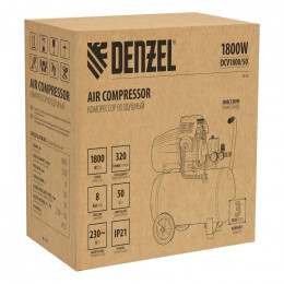 Компрессор воздушный Denzel DCV1800/50