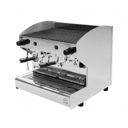 Кофемашина полуавтоматическая с 2 группами под высокие чашки ACM Rounder 2 GR Compatta INOX (ACMRD002CSIX+high cup)