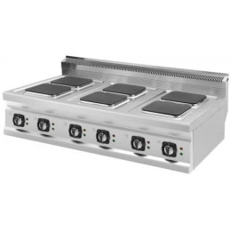 Плита электрическая 6 квадратных конфорки 700 Kocateq MCER 127