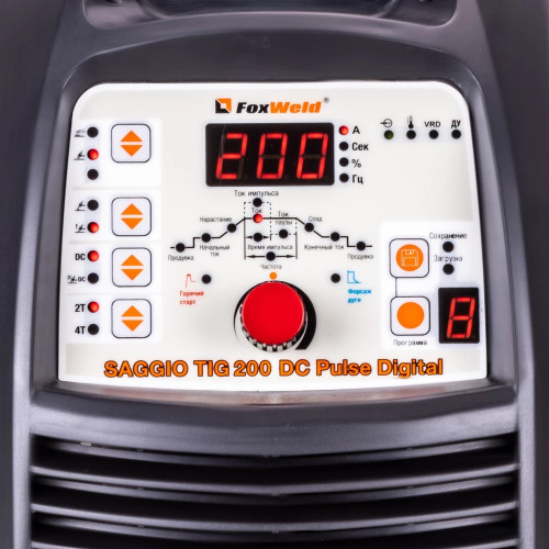 Аппарат аргонодуговой сварки FoxWeld SAGGIO TIG 200 DC PULSE DIGITAL