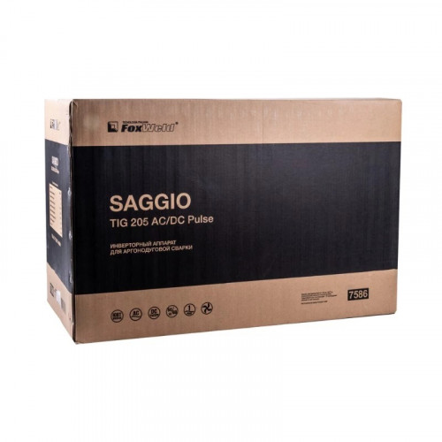 Аппарат аргонодуговой сварки FoxWeld SAGGIO TIG 205 AC/DC PULSE