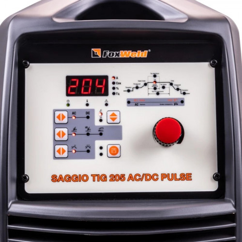 Аппарат аргонодуговой сварки FoxWeld SAGGIO TIG 205 AC/DC PULSE