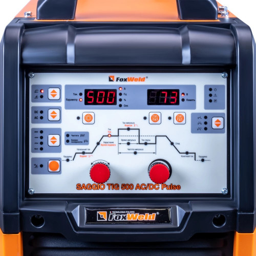Аппарат аргонодуговой сварки FoxWeld SAGGIO TIG 500 AC/DC PULSE