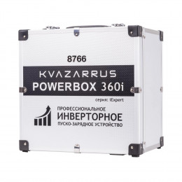 Инверторное пуско-зарядное устройство FoxWeld KVAZARRUS PowerBox 360i, таймер, алюминиевый кейс