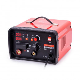 Инверторное пуско-зарядное устройство FoxWeld KVAZARRUS PowerBox 600i, таймер, алюминиевый кейс