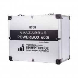 Инверторное пуско-зарядное устройство FoxWeld KVAZARRUS PowerBox 600i, таймер, алюминиевый кейс