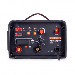 Инверторное пуско-зарядное устройство FoxWeld KVAZARRUS PowerBox 240i, таймер, цветная коробка