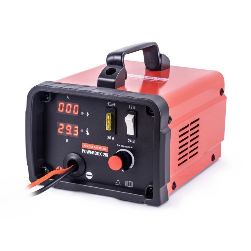Инверторное зарядное устройство FoxWeld KVAZARRUS PowerBox 20i, цветная коробка