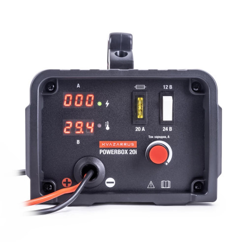 Инверторное зарядное устройство FoxWeld KVAZARRUS PowerBox 20i, цветная коробка