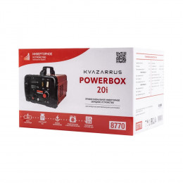 Инверторное зарядное устройство FoxWeld KVAZARRUS PowerBox 20i, цветная коробка