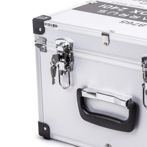 Инверторное пуско-зарядное устройство FoxWeld KVAZARRUS PowerBox 240i, таймер, алюминиевый кейс