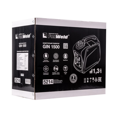 Инверторный генератор FoxWeld GIN 1500