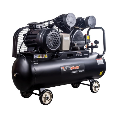 Компрессор масляный ременной FoxWeld AEROMAX 550/100