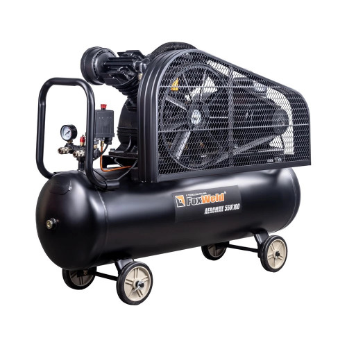 Компрессор масляный ременной FoxWeld AEROMAX 550/100