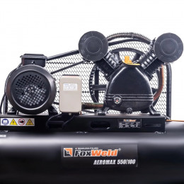 Компрессор масляный ременной FoxWeld AEROMAX 550/100