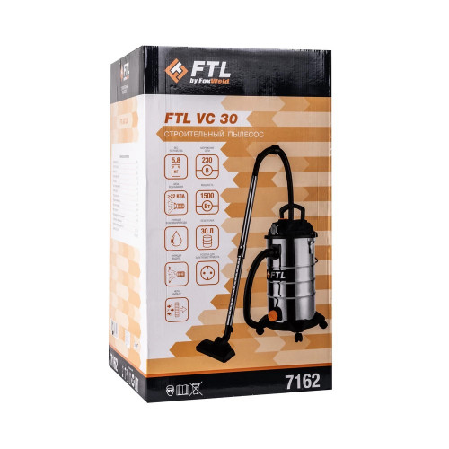 Строительный пылесос FoxWeld FTL VC 30