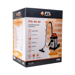 Строительный пылесос FoxWeld FTL VC 40