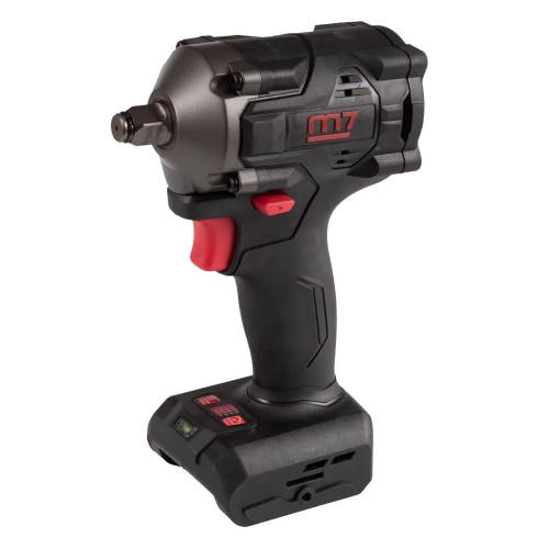 Гайковерт аккумуляторный ударный MIGHTY SEVEN 1/2", 900 Нм, 18 В, укороченный