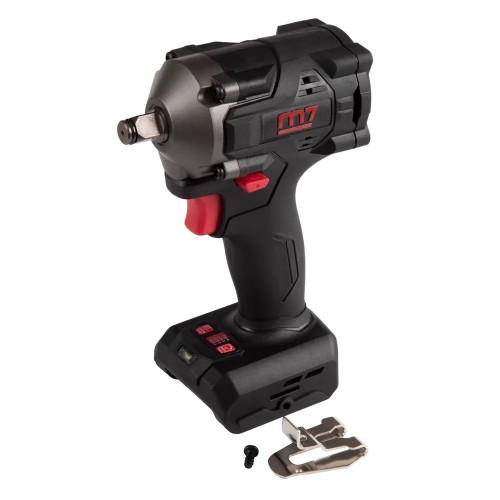Гайковерт аккумуляторный ударный MIGHTY SEVEN 1/2", 900 Нм, 18 В, укороченный