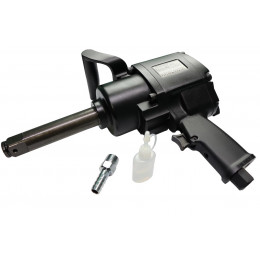 Гайковерт пневматический ударный KraftWell KRW2400IW 3/4" с комплектом ударных головок, 1800 Нм