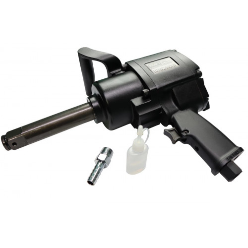 Гайковерт пневматический ударный KraftWell KRW2400IW 3/4" с комплектом ударных головок, 1800 Нм