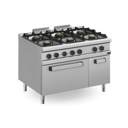 Плита 6 конфорочная 900 СЕР. APACH APRG-129FE/PL