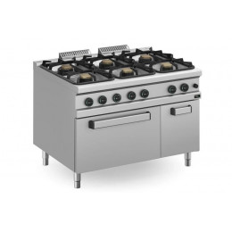Плита 6 конфорочная 900 СЕР. APACH APRG-129FG/PL
