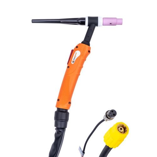 Сварочная горелка FoxWeld UnoTIG-26 8м 180А (РАЗЪЕМ М16, С КНОПКОЙ)