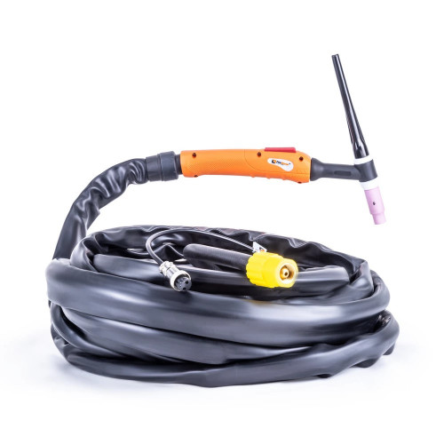 Сварочная горелка FoxWeld UnoTIG-26 8м 180А (РАЗЪЕМ М16, С КНОПКОЙ)