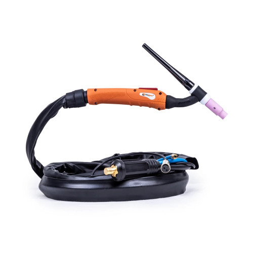 Сварочная горелка FoxWeld UnoTIG-26-Flex 4м 180А (РАЗЪЕМ 35ММ2, С КНОПКОЙ)