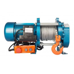 Лебедка электрическая TOR CD-750-A (KCD-EC-750 kg, 380В) с канатом 30 м (алюминиевый корпус)