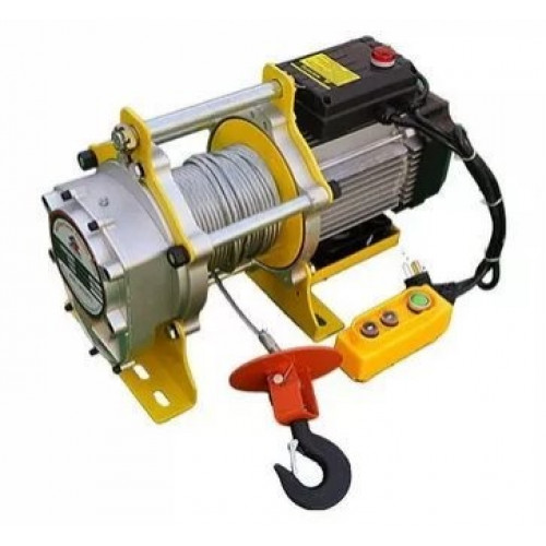 Лебедка электрическая TOR CD-300/600-A (KCD-300/600 kg, 380В) с канатом 100 м 24 м/мин (алюминиевый корпус)