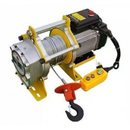 Лебедка электрическая TOR CD-300/600-A (KCD-300/600 kg, 380В) с канатом 60 м 24 м/мин (алюминиевый корпус)