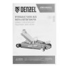 Домкрат гидравлический подкатной Denzel 2,5 т, 85-385 мм, с фиксатором, в пласт. кейсе