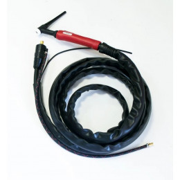 Сварочная горелка Aurora TIG 26 180A (35%), 160,200 AC/DC, 8m (Track-50MMQ, газ-б/р) с упр. разъёмами 2-3-5pin