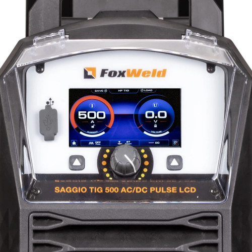 Аппарат аргонодуговой сварки FoxWeld SAGGIO TIG 500 AC/DC PULSE LCD