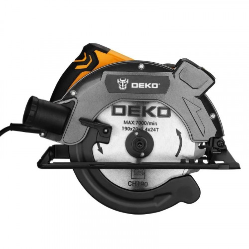 Циркулярная пила DEKO DKCS1900 Laser 1900Вт, 190мм диск, лазерный указатель