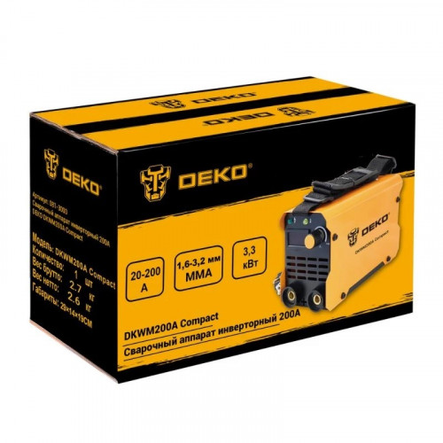 Сварочный аппарат инверторный DEKO DKWM200A Compact