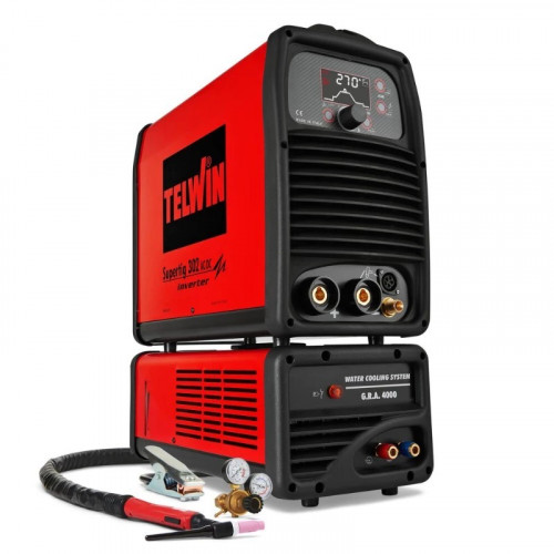 Аппарат аргонодуговой сварки TELWIN SUPERTIG 302 AC/DC AQUA + ACC