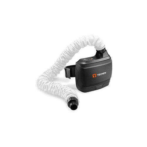 Защитная маска Tecmen TM-H3 HOOD с блоком подачи воздуха Freflow PAPR V1