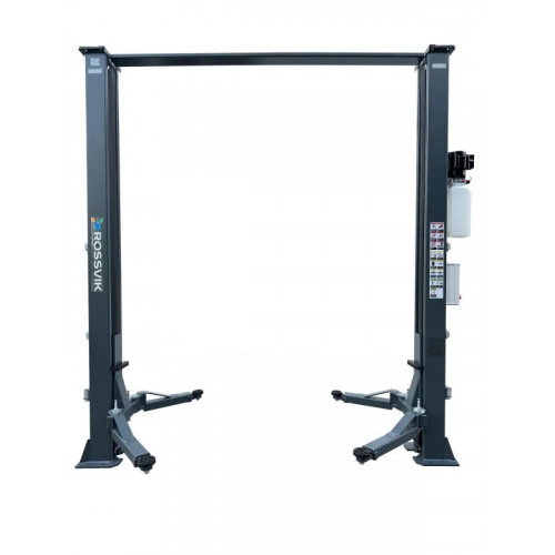 Автоподъемник двухстоечный ROSSVIK V2-4LB г/п 4.0т, 380В, с верхней синхронизацией, серый
