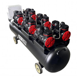 Компрессор поршневой безмасляный KraftWell KRW-AC1500-280L